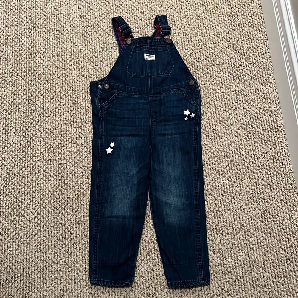 Oshkosh Girls Size 5T Overalls